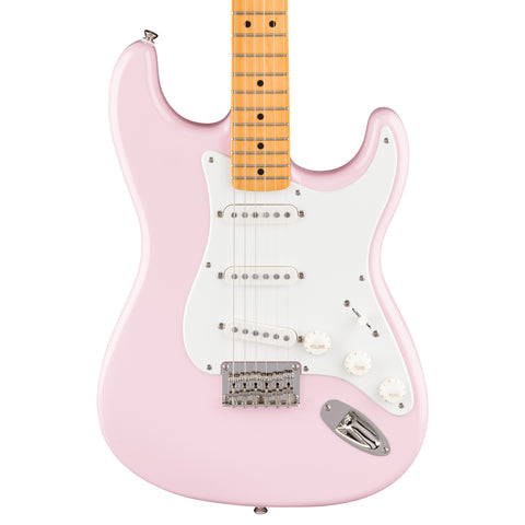 Fender Electric Guitars - Classic Vibe '50s Stratocaster HT - Shell Pink - Front Close
