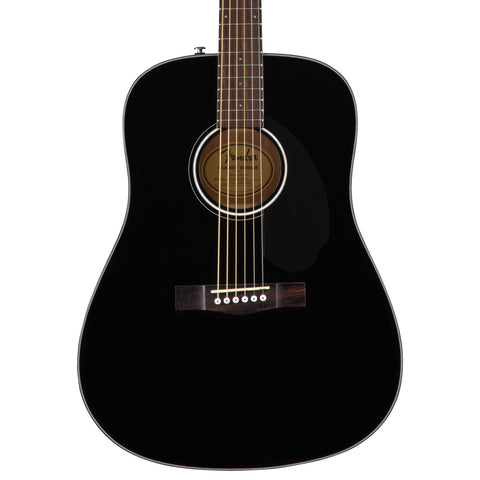 Fender Acoustic Guitars - CD-60S - Black - Front Close