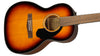Fender Acoustic Guitars - CP-60S Parlor - Sunburst - Side Angle Close