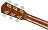 Fender Acoustic Guitars - CP-60S Parlor - Sunburst - Back Headstock