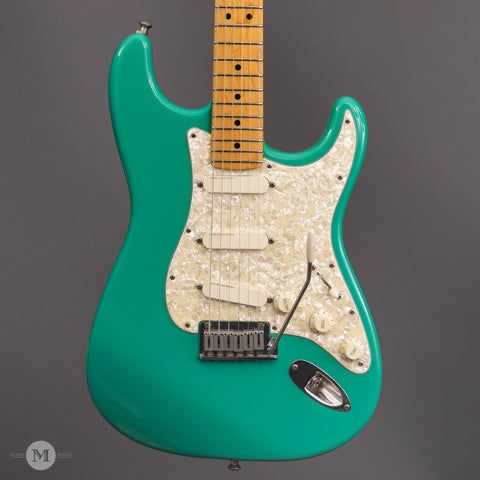 Fender Electric Guitars - 1990 Stratocaster Plus - Surf Green - Used - Front Close