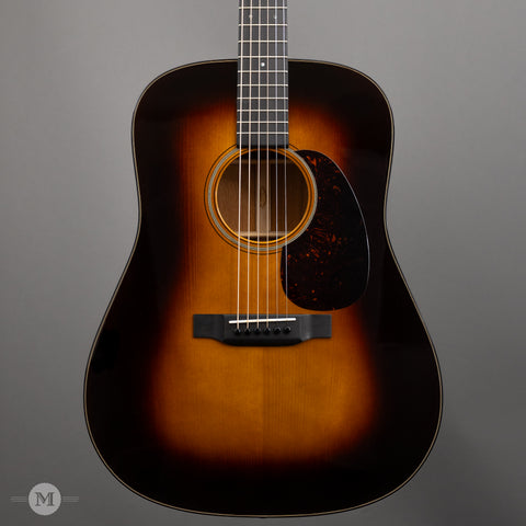 Martin Guitars - 2019 Custom Shop D-18 - Sinker Mahogany - Sunburst - Front Close