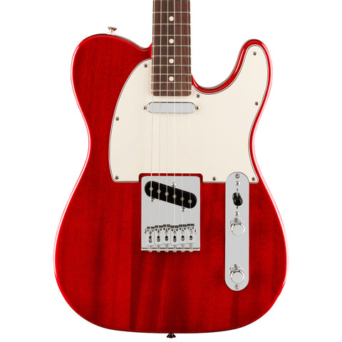 Fender Electric Guitars - Player II Chambered Mahogany Telecaster Rosewood Fingerboard - Transparent Cherry-Front Close