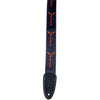 Gretsch Straps - Logo w/Wings - Black/Orange