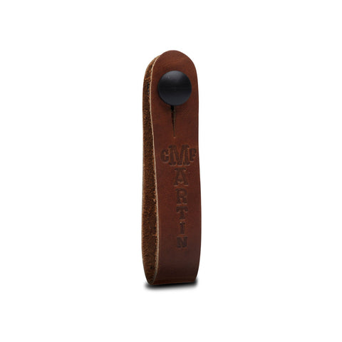Martin Leather Headstock Tie - Brown