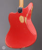 Fender Electric Guitars - 1962 Jaguar - Fiesta Red - Angle Back