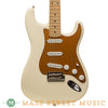 Fender - 2010 American Strat FSR Ebony & Ivory Used - Front