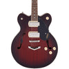 Gretsch Electric Guitars - G2622-P90 Streamliner Center Block DC - Claret Burst - Front Close