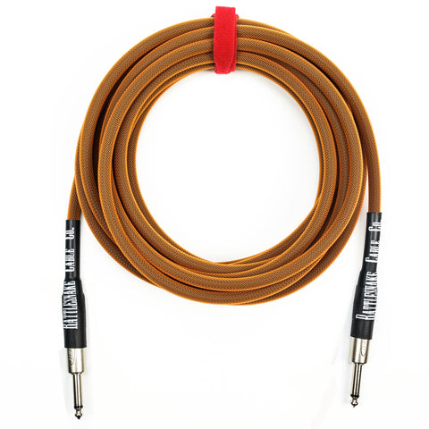 Rattlesnake Cable Company - 20' Standard in Copper with Straight Plugs