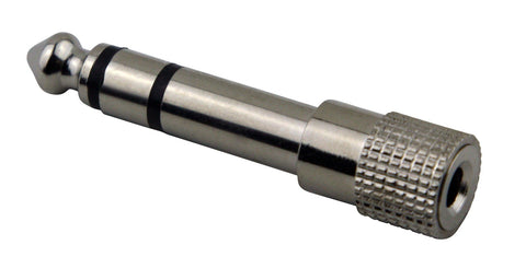 Pig Hog Cables - 3.5mm to 1/4" Stereo Headphone Adapter
