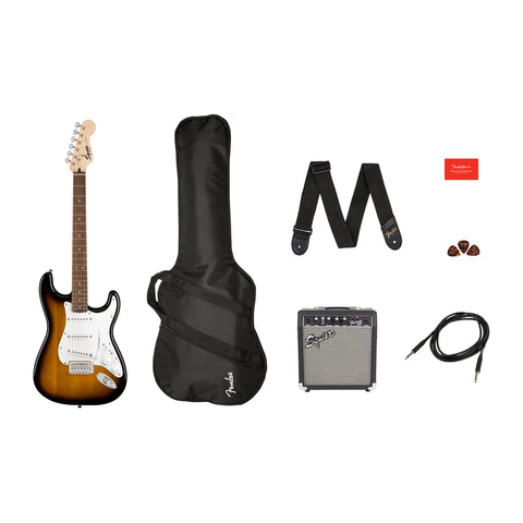 Squier - Affinity Stratocaster Pack 10G - Burst/Laurel Fingerboard