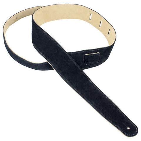 Henry Heller Straps - 2.5" Capri Suede - Black