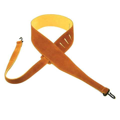 Henry Heller Suede Leather Banjo Strap - Rust