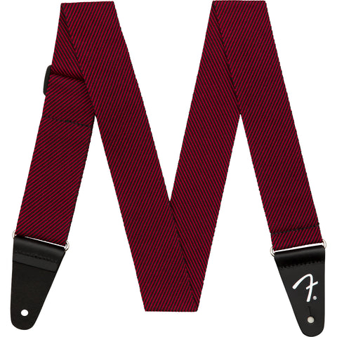 Fender Guitar Strap - 2" Modern Tweed Black/Red