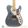 Fender - American Elite Telecaster Thinline - Mystic Ice Blue - Front Close