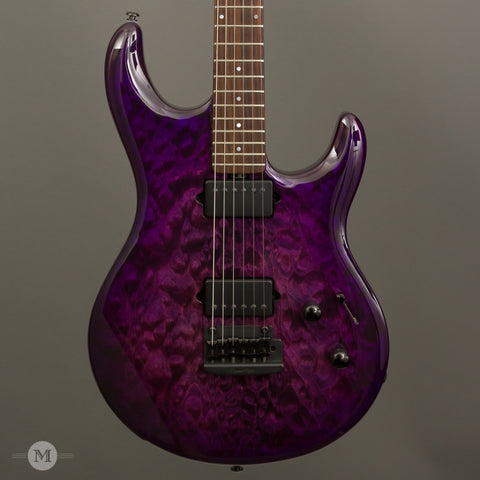 Ernie Ball Music Man - BFR Luke III - HH - Boysenberry Quilted Maple - Used