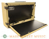 Helweg 15" x 25" Rough Blond Tolex Pedalboard - back open
