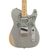 Fender - Brad Paisley Road Worn Telecaster - Silver Sparkle - Front Close