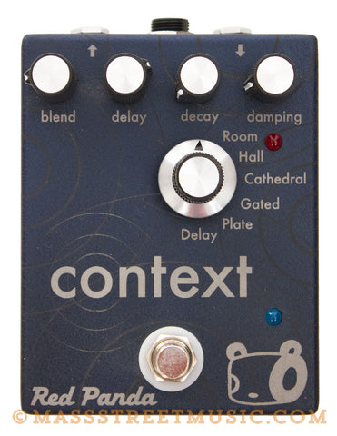 Red Panda Context Delay/Reverb Guitar Pedal Used - top