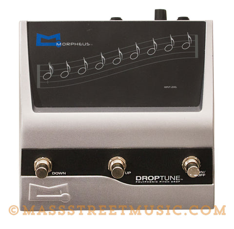 Morpheus DropTune Pitch Drop Pedal - top