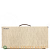 Helweg 13" x 28" Ivory Woven Vinyl Pedalboard - front