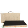 Helweg 13" x 28" Ivory Woven Vinyl Pedalboard - open