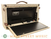 Helweg 13" x 24" Ivory Woven Vinyl Pedalboard - back open