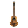 Kala Ukuleles - KA-MG-SLNG Spalted Mango Long Neck Soprano - Soprano Uke