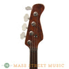Lower Groove Tyranis Fretless Bass - headstock