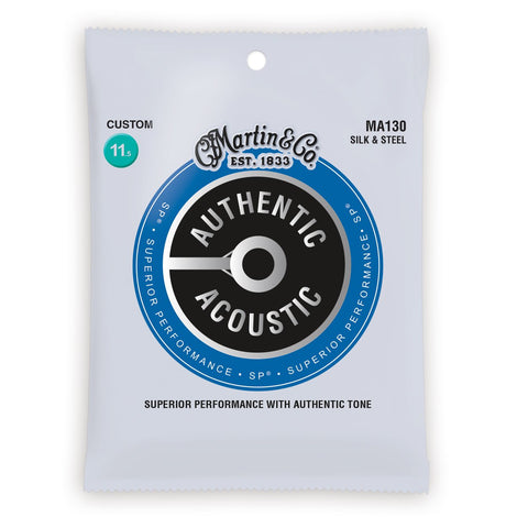 Martin Acoustic Strings - Authentic Silk & Steel Custom MA130