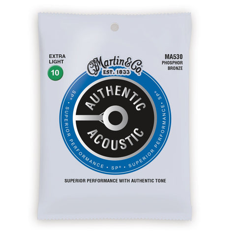 Martin Acoustic Strings - Authentic Phos Extra Light MA530