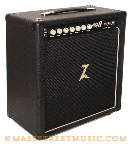 Dr. Z MAZ 8 Combo Black/Black Amp - angle