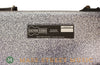 Calton A/F Mandolin Case with Silver Sparkle and Blue Interior - label