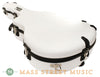 Calton White/Blue OM Guitar Case - angle