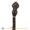 Ome Used Sweetgrass Open-Back Banjo - headstock