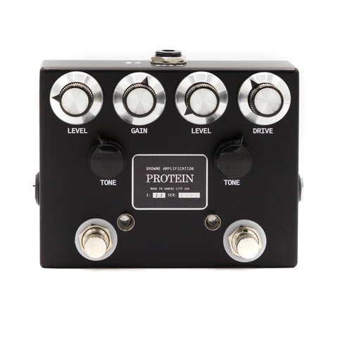 Browne Amplification - Protein Dual Overdrive - Black