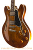 Eastman T386 LTD Classic Dark Stain Archtop - angle