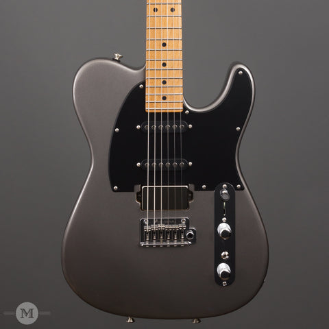 Tom Anderson Electric Guitars - T Classic Hollow Shorty - Metallic Charcoal - Front Close