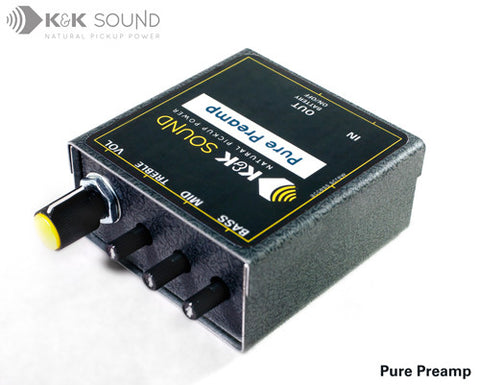 K&K Acoustic Pickups - Pure Preamp