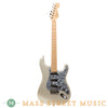 Fender Electric Guitars - 2007 American Deluxe Stratocaster - Chrome Silver Used - Front