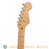 Fender Electric Guitars - 2007 American Deluxe Stratocaster - Chrome Silver Used - Headstock