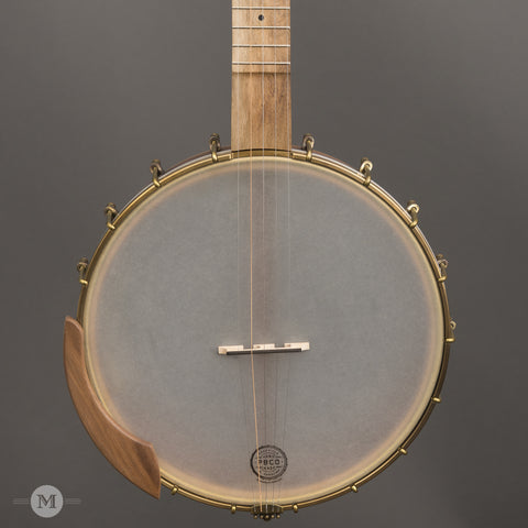 Pisgah Banjos - 12” Appalachian - Walnut - Short Scale - Vintage Heel - Walnut Armrest - Front Close