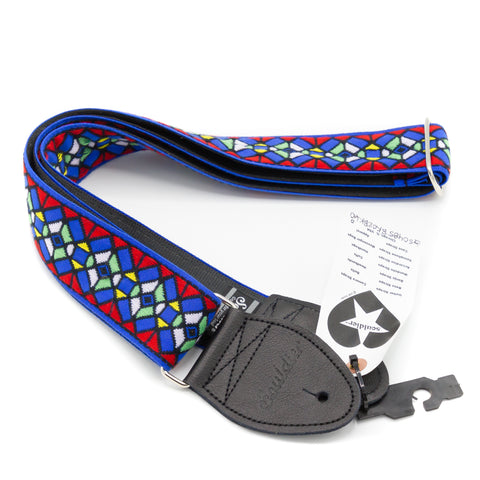 Souldier Guitar Straps - Stained Glass - Royal