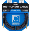 Boss 20' Woven Instrument Cable
