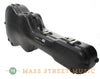 Calton OM guitar case - black granite - angle