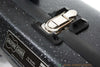 Calton OM guitar case - black granite - latch detail