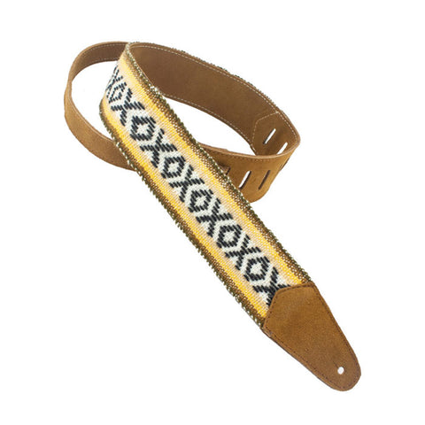 Henry Heller Straps - 2.5" Woven Pick Pocket 70's Rustic - TAN