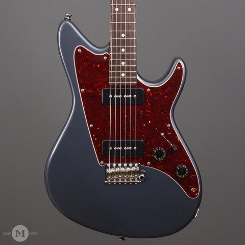 Don Grosh Electric Guitars - ElectraJet Charcoal Frost - Short Scale - Front Close