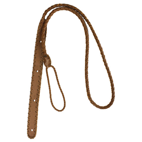 Henry Heller Braided Leather Uke Strap - Brown