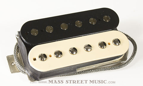 Lindy Fralin Guitar Pickups - Pure PAF 7.5K, Braided - Zebra